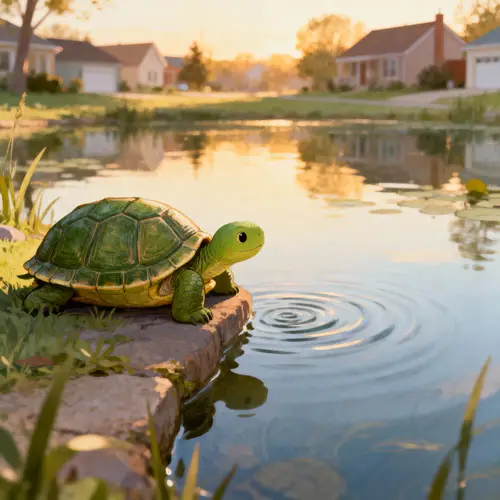 Toby the Turtle: A Gentle Journey in a Quiet Pond