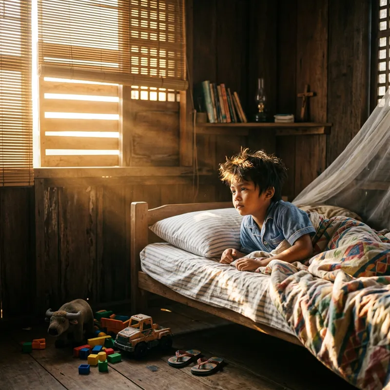 Filipino Kid Waking Up | Childhood Wonder Filipino Kid Waking Up | Childhood Wonder