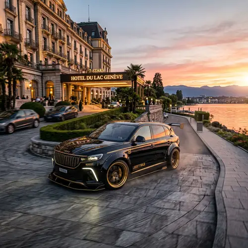 TOGG T10X: Luxury Meets Speed at a 7-Star Hotel