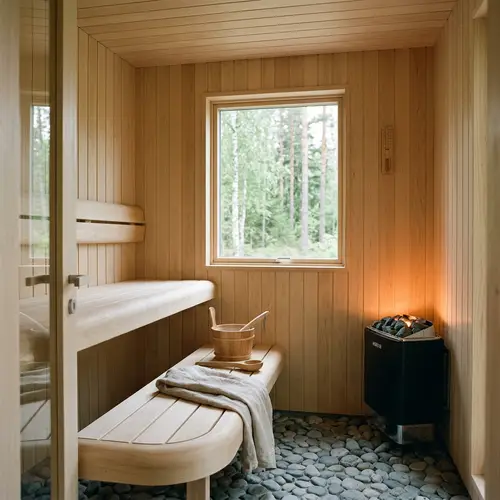 Minimalist Sauna Design for Serenity and Comfort
