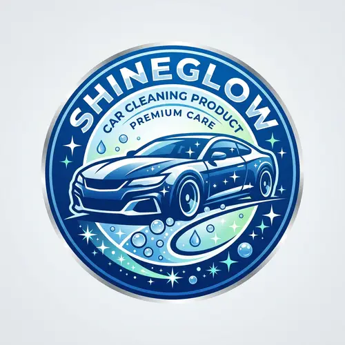 Car Cleaning Product Logo - Sparkling Design for All Car Owners