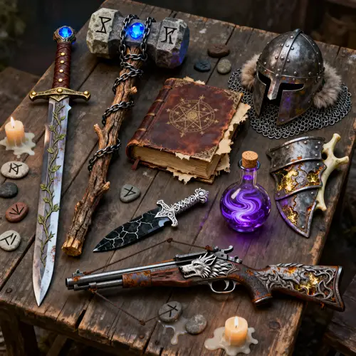 Fantasy RPG Character Items & Weapons