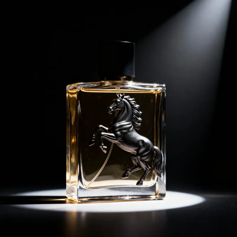 Sleek Stallion Cologne Bottle in Glass