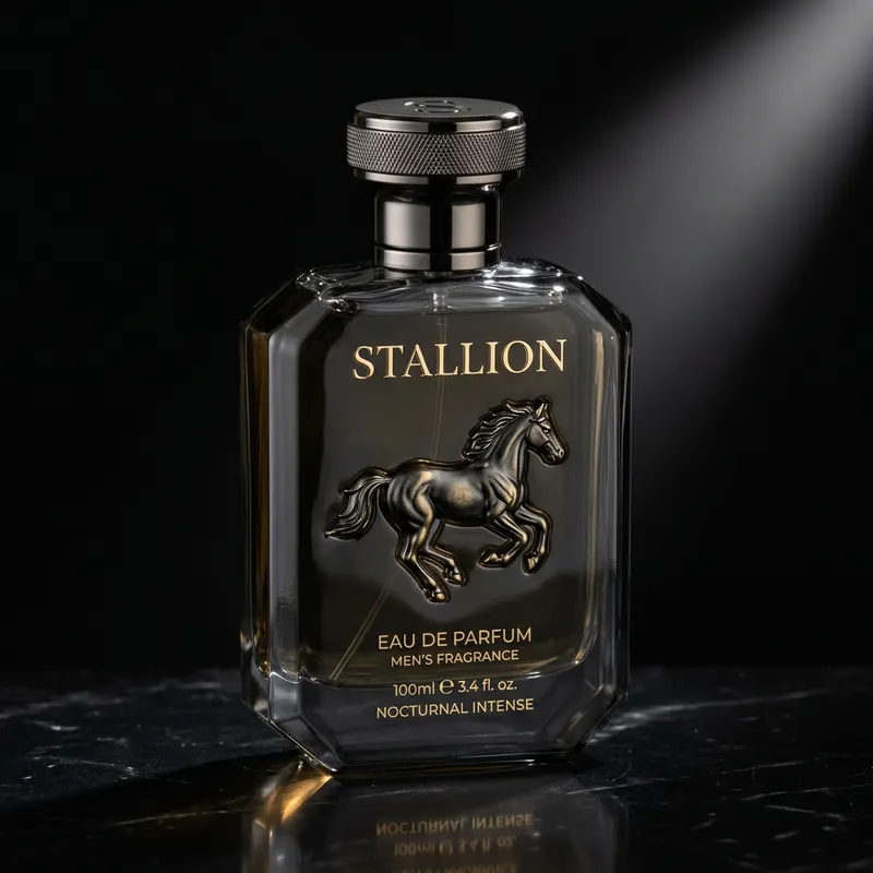 Sleek Stallion Cologne Bottle in Glass Sleek Stallion Cologne Bottle in Glass