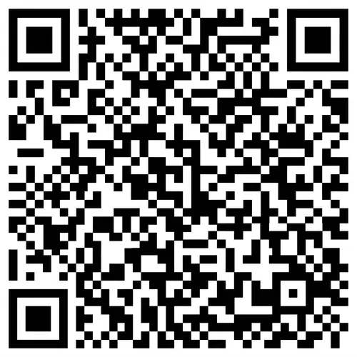 Black and White Square Shaped QR Code Illustration