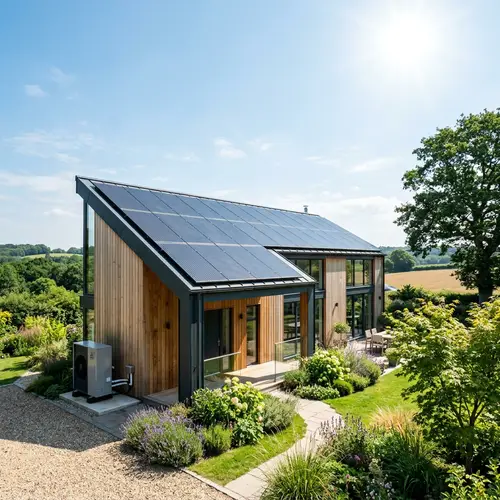 Eco-Friendly House with Heat Pump & Solar Panels