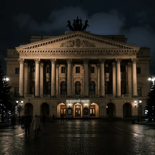 Gorgeous Bolshoi Theatre Building Architecture