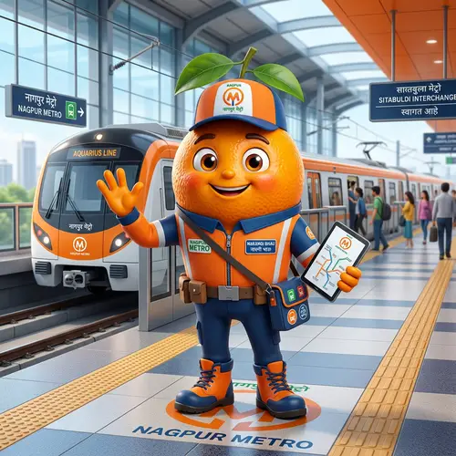 3D Mascot Design of Narangi Bhau