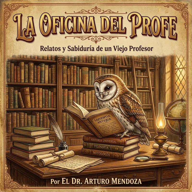 Wise Owl in Scholar's Office