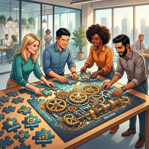 Corporate Rightsizing Team-Building Puzzle | Precision & Efficiency