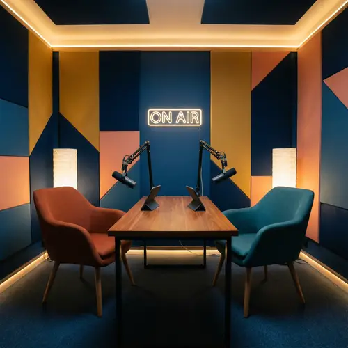 Modern Podcast Studio Design Ideas