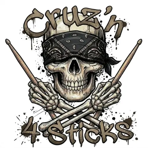 Cruz'n 4 Sticks Graffiti Art Design