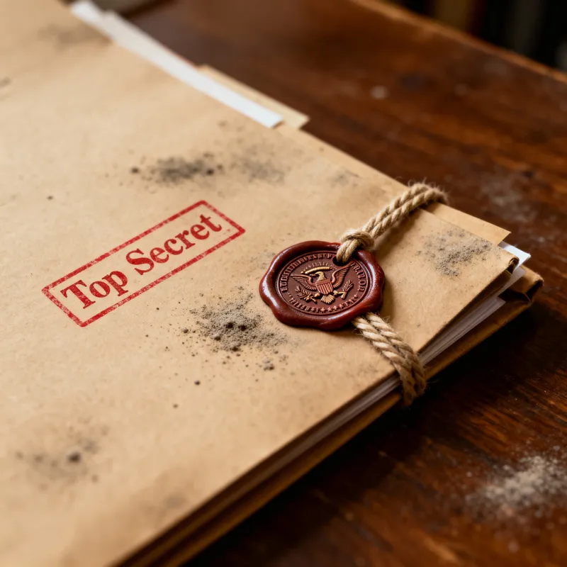 Top Secret Document Folder - Presidential Seal