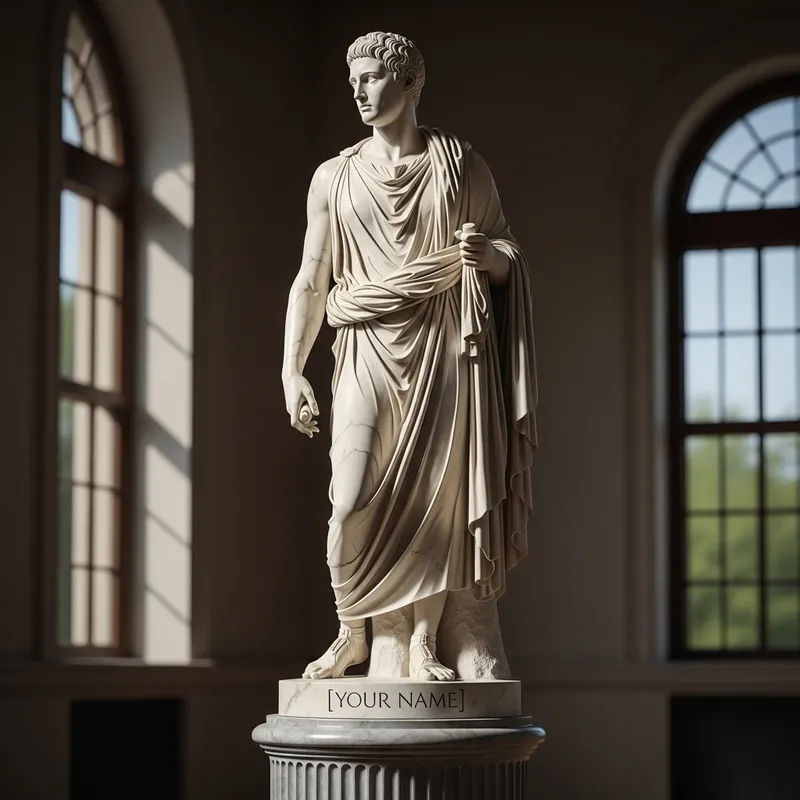 Custom Marble Statues from Your Photos