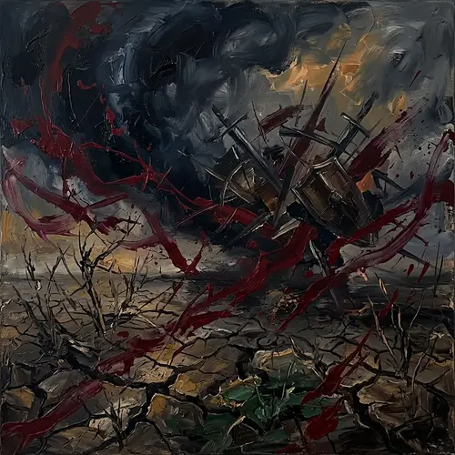 Hunger, War, Darkness, Blood: Powerful Imagery of Life's Struggles