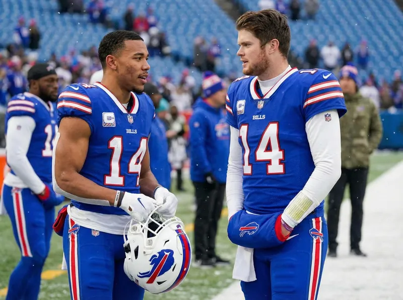 Amon Ra St. Brown & Sam Darnold - Buffalo Bills Jersey