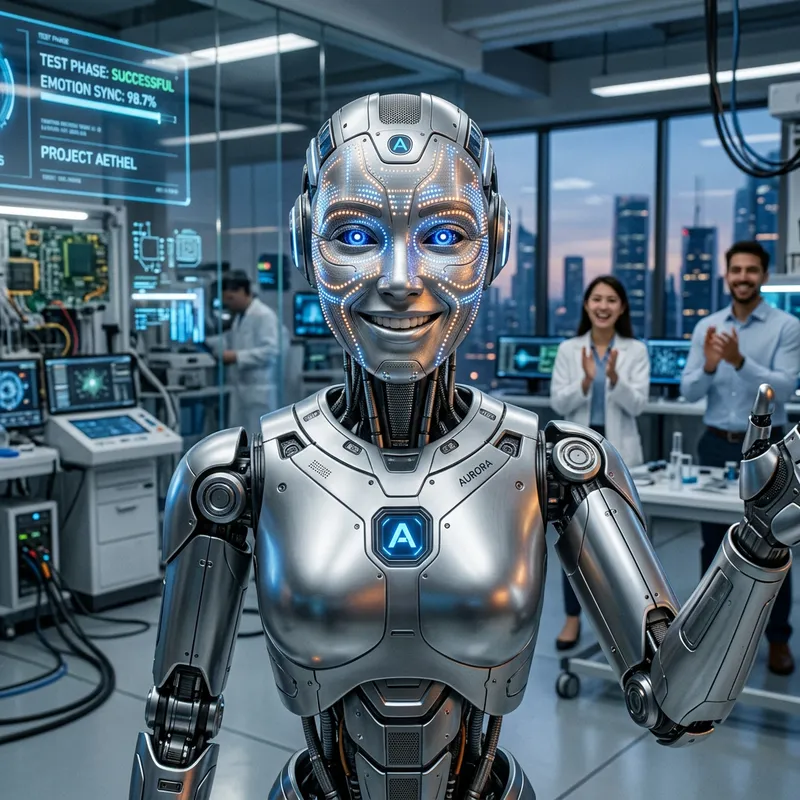 Emotional Robot Prototype | Futuristic Technology