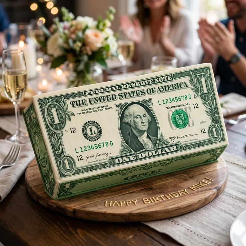 Dollar Bill Cake | Unique Cake Designs