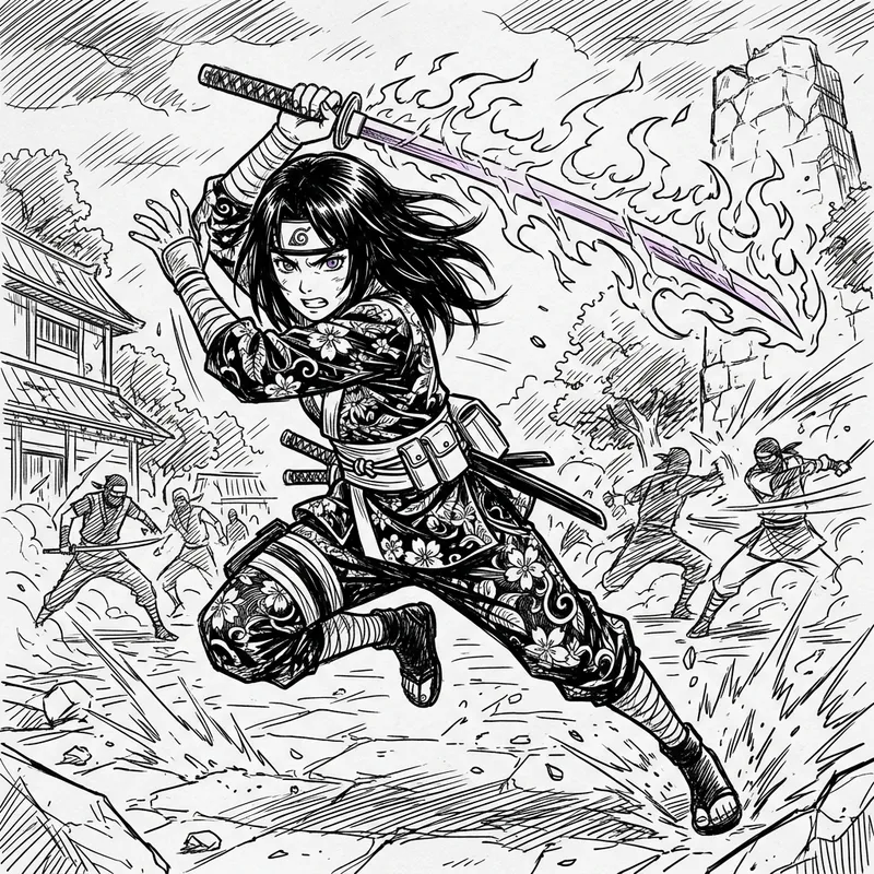 Epic Ninja Girl from Naruto Shippuden Epic Ninja Girl from Naruto Shippuden