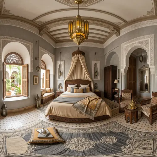 Elegant Marrakech Style Bedroom Decor | Tranquil Luxury Design