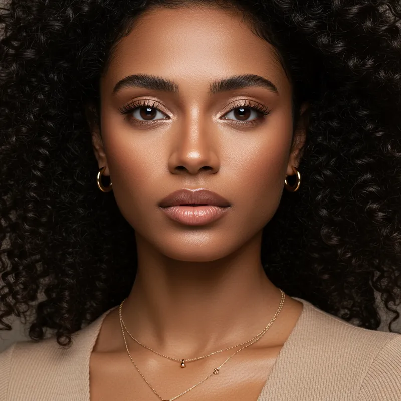 Stunning Portrait of a Beautiful Female Model