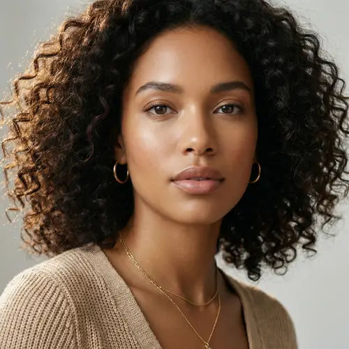 Stunning Portrait of a Beautiful Female Model