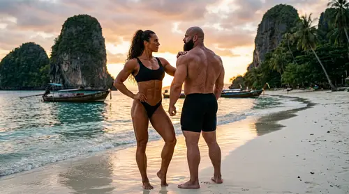 Stunning Fitness Photography of a Dynamic Couple