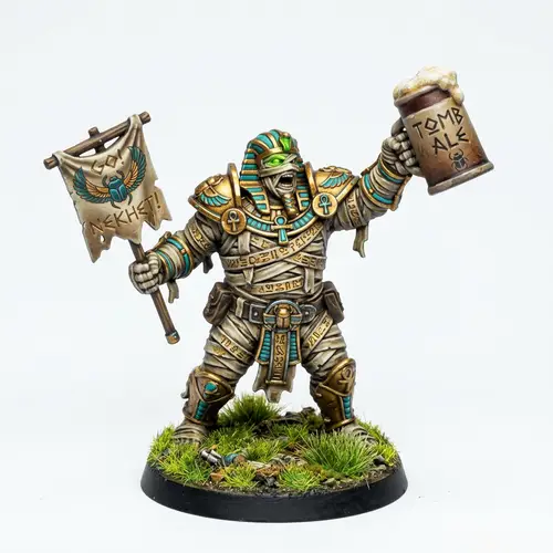 Fantasy Mummy Miniature - Blood Bowl Style
