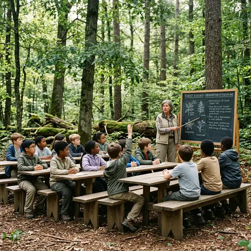 Natural Environment Educational Scene for Disciplined Learning