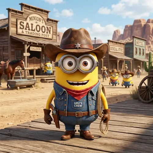 Cowboy Minion Fun & Adventures