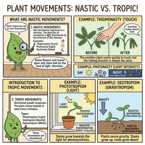 Educational Comic on Plant Movements