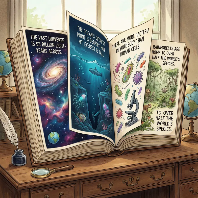 Astounding Facts: Universe, Ocean, Microbial Life & Biodiversity