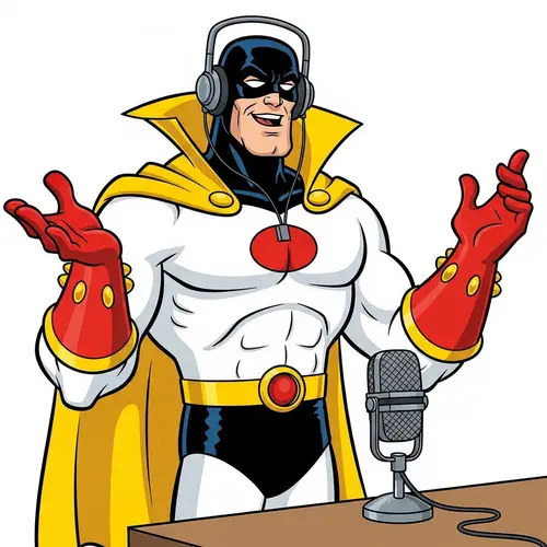 Awesome Space Ghost Inspired Logo Mascot Design