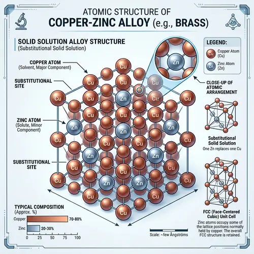 Alloy Structure: Copper Major Component, Zinc Minor Component