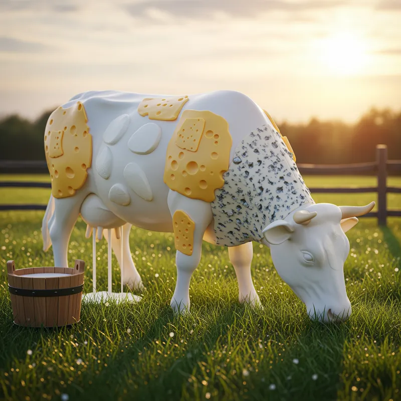 Fresh Milk Cheese from Our Cows