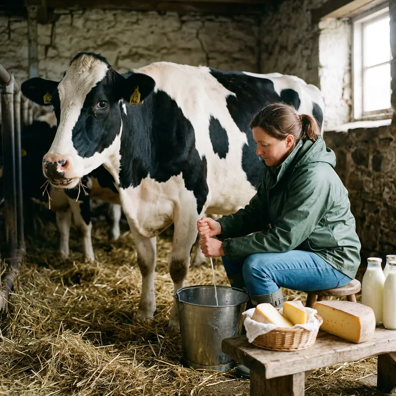 Fresh Milk Cheese from Our Cows