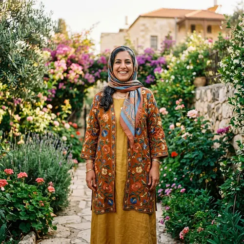 Empowering Perimenopause Transition: Middle-Eastern Woman Embracing Womanhood