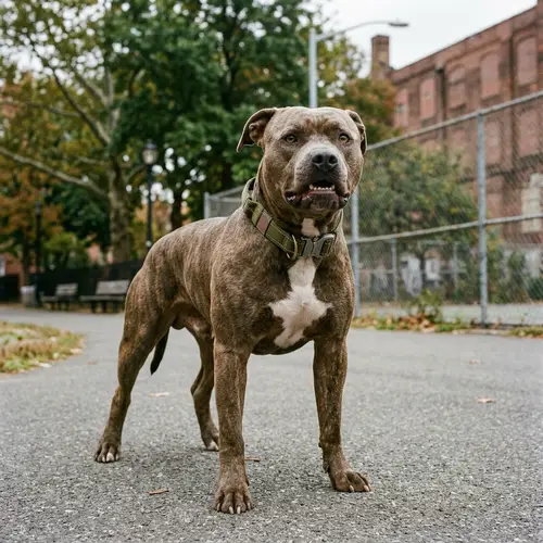 Fierce Pitbull Dog | Dominating Powerful Presence