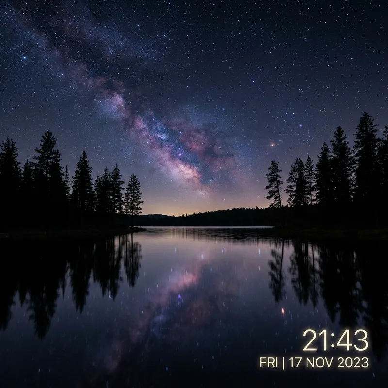 Dark Mode Desktop Wallpaper with Celestial Charm Dark Mode Desktop Wallpaper with Celestial Charm