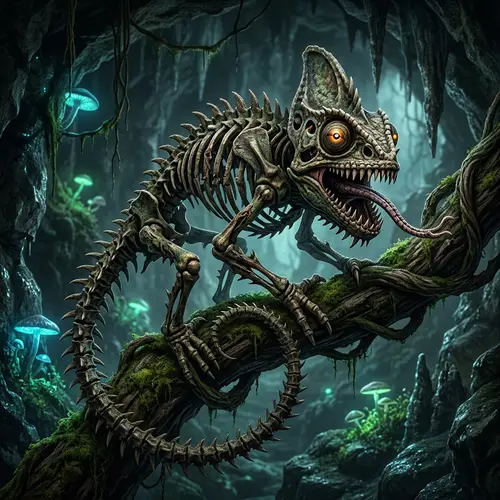 Chameleon Skeleton Monster: A Unique Creature