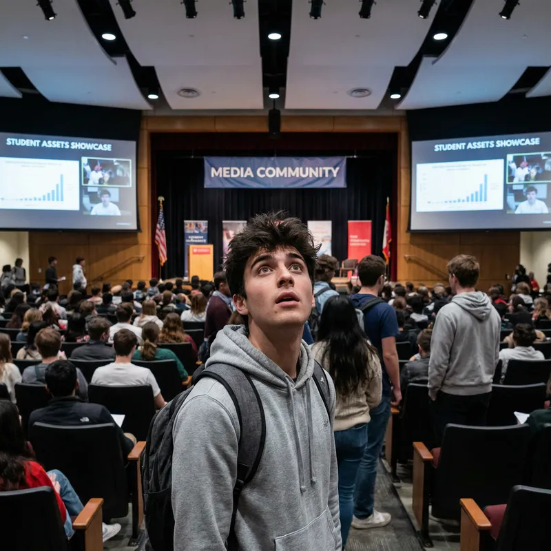 Freshman's First Encounter: Awe & Curiosity in University Assembly Hall Freshman's First Encounter: Awe & Curiosity in University Assembly Hall
