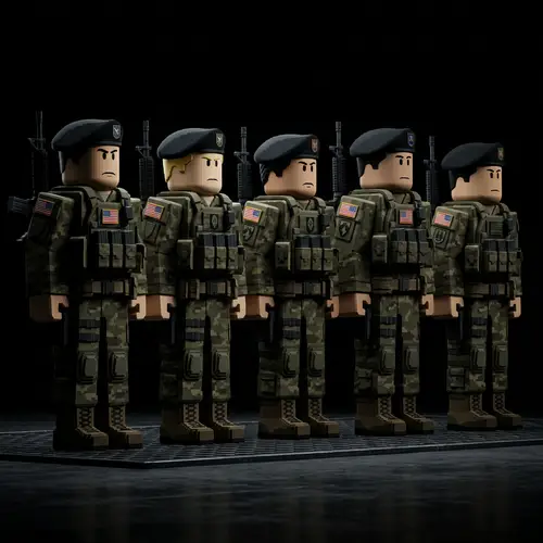 Roblox Military Avatars in Action