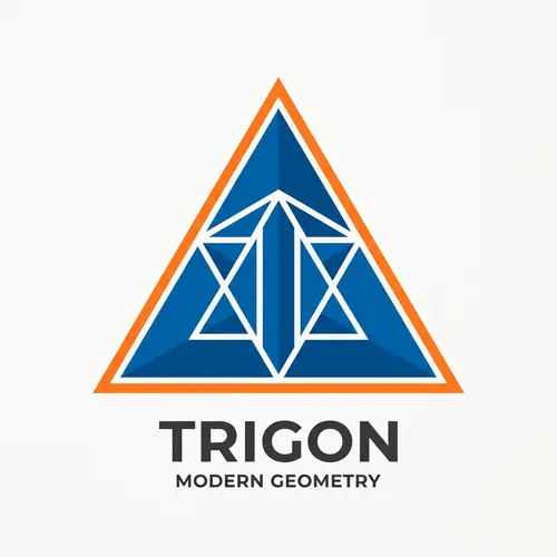 Sharp Triangle Logo Design | Geometric Logo Creation