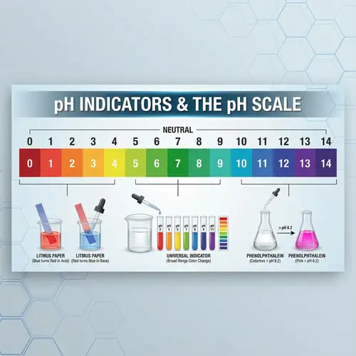 Visual Guide to pH Indicators: pH Scale, Colors, and Indicator Types