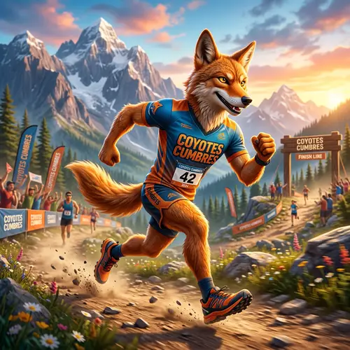 3D Animated Coyote Mascot for Coyotes Cumbres