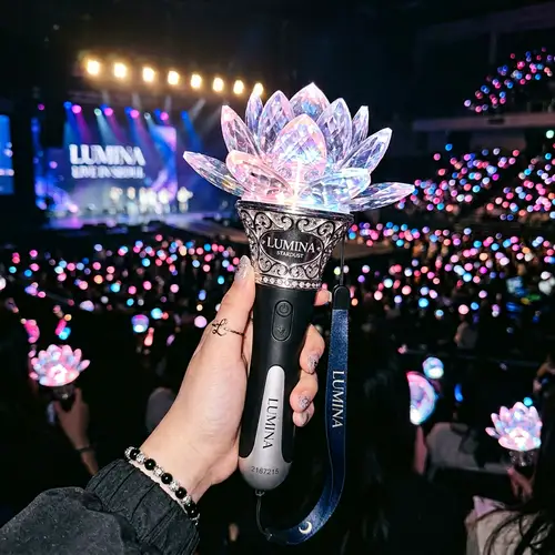 Crystal Lotus Flower K-Pop Lightstick