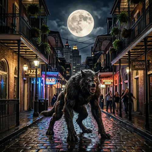 Werewolf in New Orleans: Legends Under the Full Moon