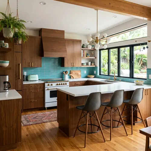 Beautiful Mid-Century Modern Kitchen Design