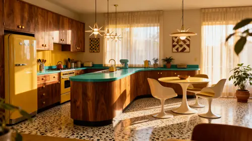 Beautiful Mid-Century Modern Kitchen Design