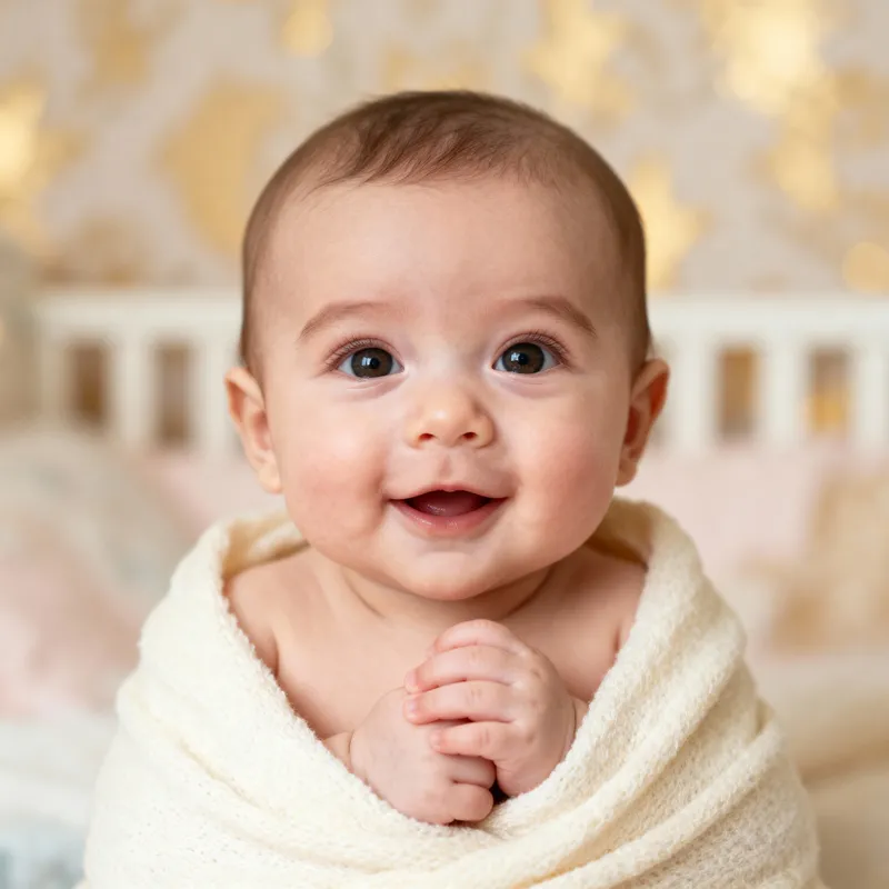 Adorable Baby Portraits for Nursery Art